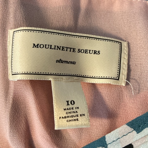 Anthropologie Moulinette Soeurs Floral Mint Green Dress 10 - Picture 9 of 9